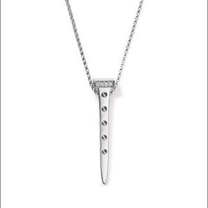 Roberto Coin 18K Diamond Nail Pois Moi Necklace